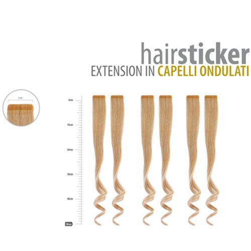 HAIRSTICKER : EXTENSION DE CHEVEUX ONDULÉS - DIBIASE HAIR